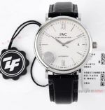 ZF Factory IWC Portofino Citizen 9019 White Dial Leather Strap Watches